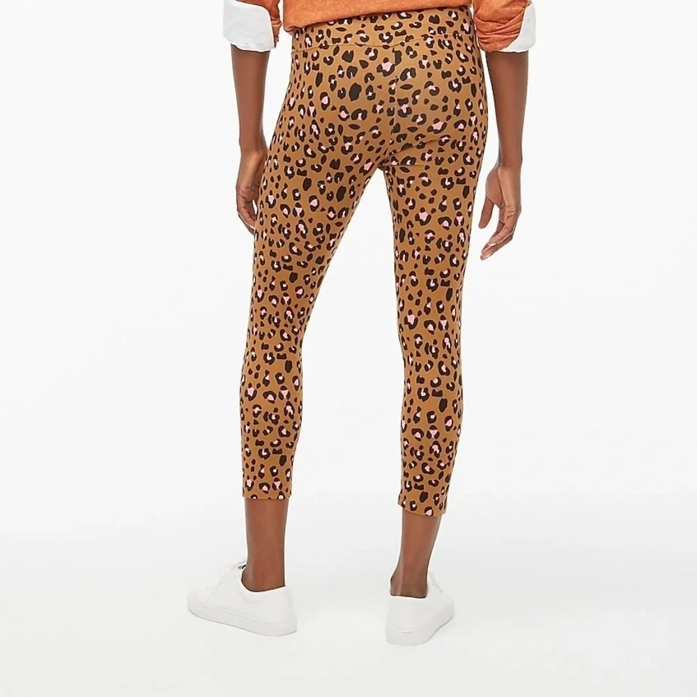 J.Crew Printed Cropped Everyday Leggings(50)